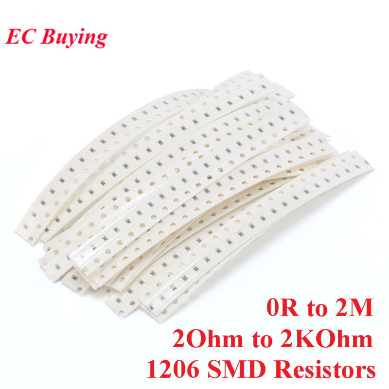 Diy Electronics Components Kit - 800 chiếc 1206 SMD Điện Trở