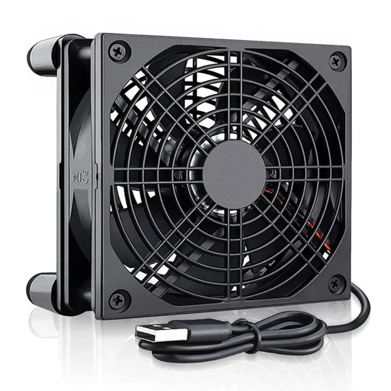 Diy Electronics Case - Router Cooling Fan High Airflow Quiet