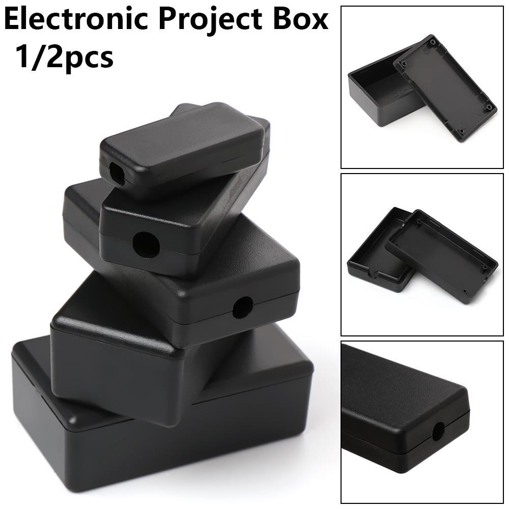 Diy Waterproof Electronics - 1/2pcs Plastic Waterproof Black DIY Housing
