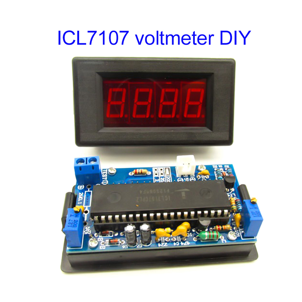 ICL7107 Voltmeter DIY Kit Part - đánh giá và giá Diy Electronics Components Kit