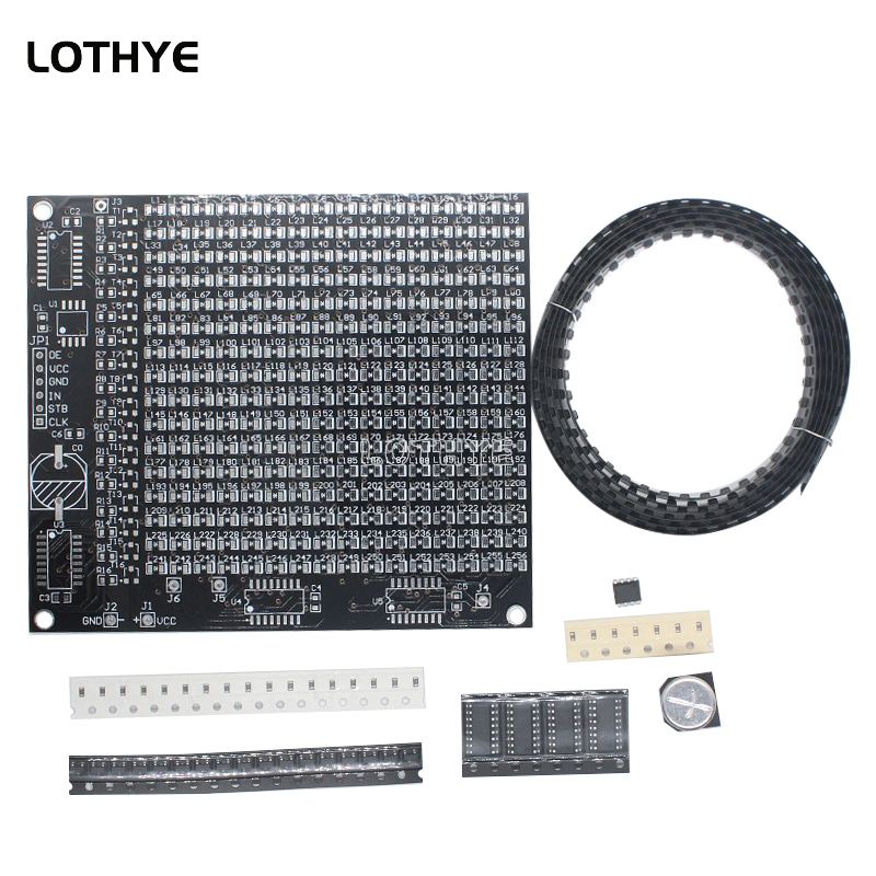 DIY Electronic Kit 256 LED Dot - đánh giá và giá Diy Electronics Components Kit