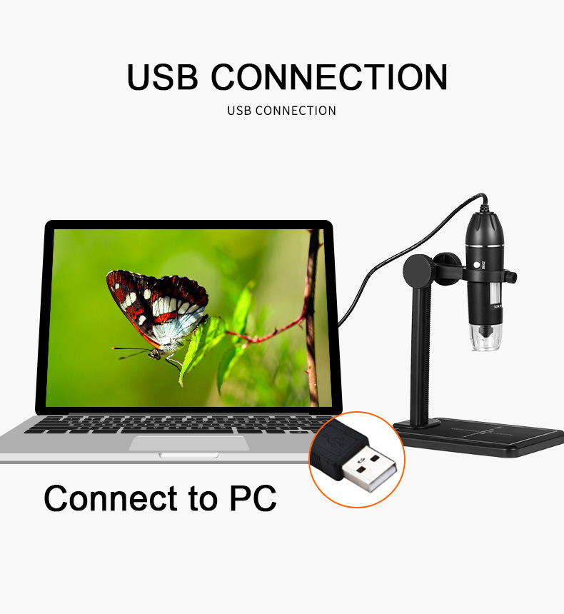USB Digital Microscope 500X/10 - đánh giá và giá Diy Electronics Microscope